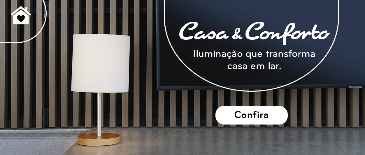 Iluminação que transforma casa em lar! 