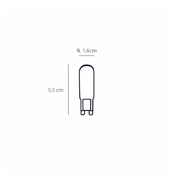 Lampada Led Halopin G9 4w 300 220v 3000k