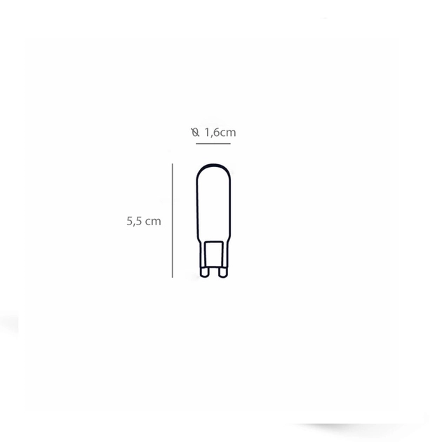 Lampada Led Halopin G9 4w 127v 300 3000k