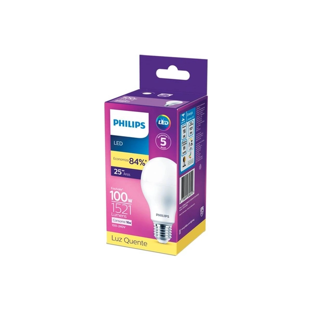 Lampada Led Bulbo E27 16w 180 3000k