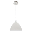 Pendente Metal Vidro Branco