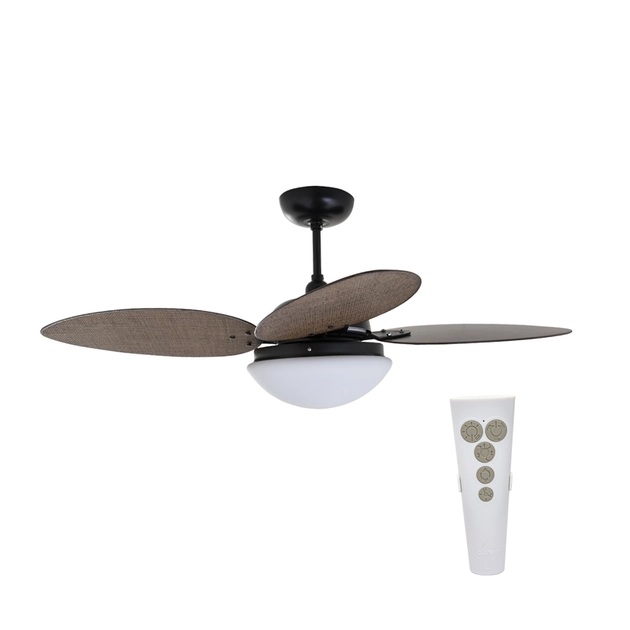 Ventilador De Teto Metal Mdf Mogno 127v Vime