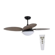 Ventilador De Teto Metal Mdf Mogno 127v Vime