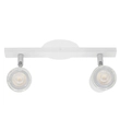 Spot De Sobrepor Duplo Aluminio - BRANCO FOSCO