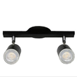 Spot De Sobrepor Duplo Aluminio - PRETO FOSCO
