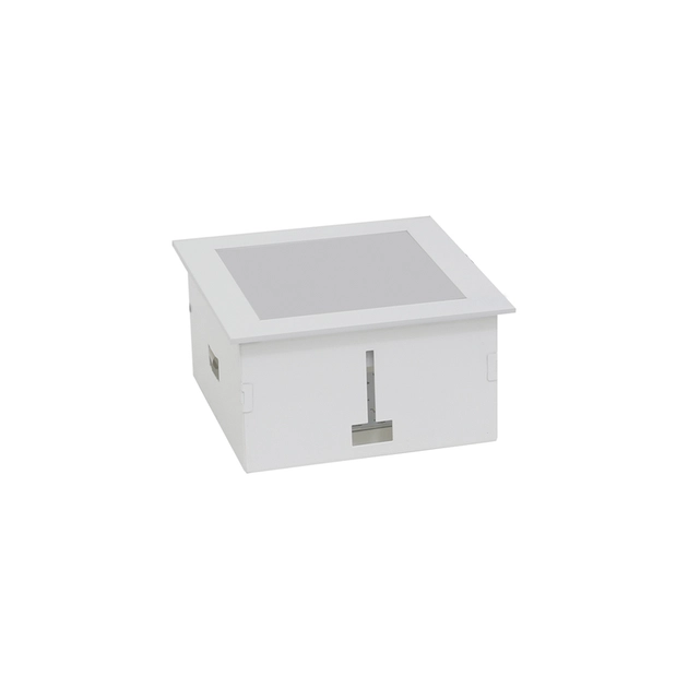 Plafon Led Embutir Quadrado 10w Branco Fosco Luz Branca