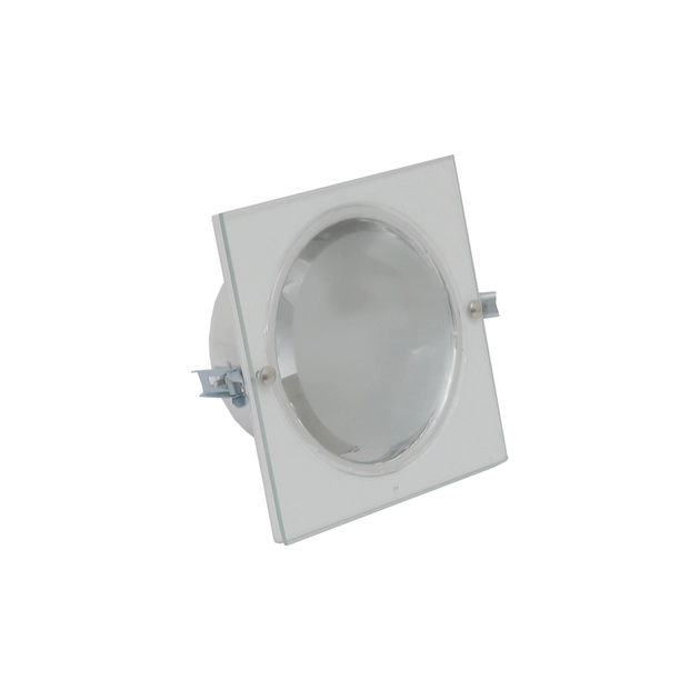 Plafon Embutir Aluminio Branco 16,5cm X 8,5cm