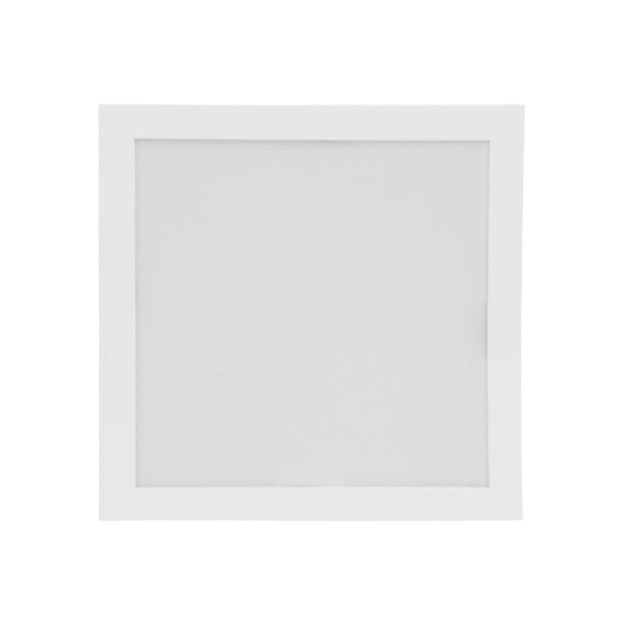 Plafon Led Embutir Quadrado 21w Branco Fosco Luz Amarela