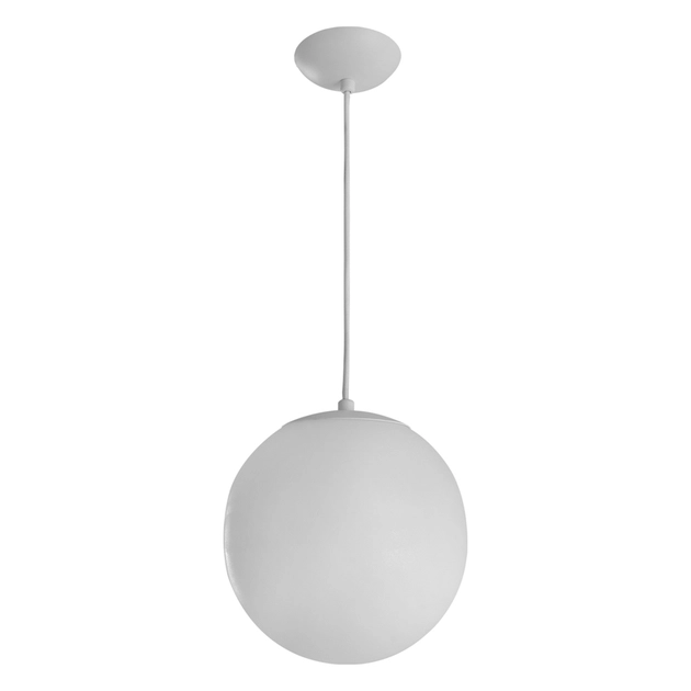 Pendente Aluminio Branco 23cm Soleil