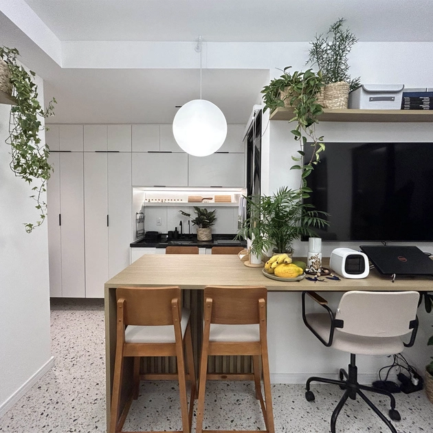 Pendente Polietileno Aluminio Branco Soleil