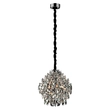 Pendente Cristal K9 Metal Cromado Glamour