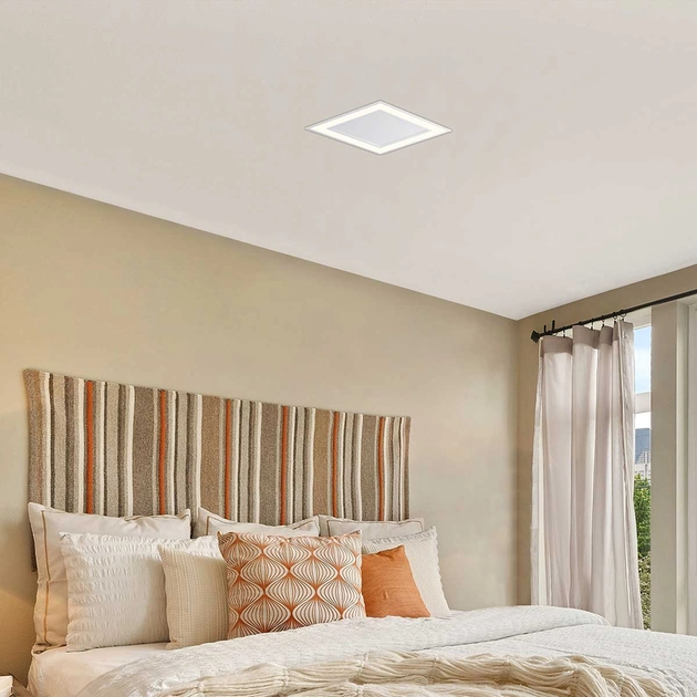 Plafon Led De Embutir Branco 16,8w 3000k Fit Edge