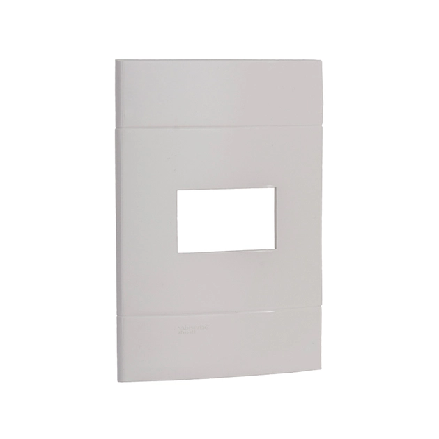 Placa 4x2 Termoplastico Branco 1 Modulo Decor