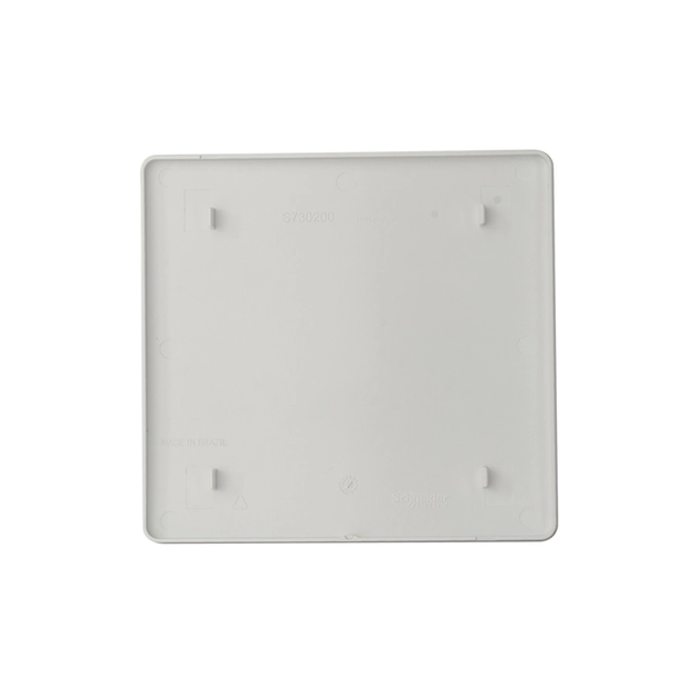 Placa 4x4 Cega Termoplastico Branca Orion