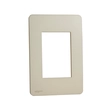 Placa 4x2 Termoplástico Horizon Gold 2 Módulos Orion