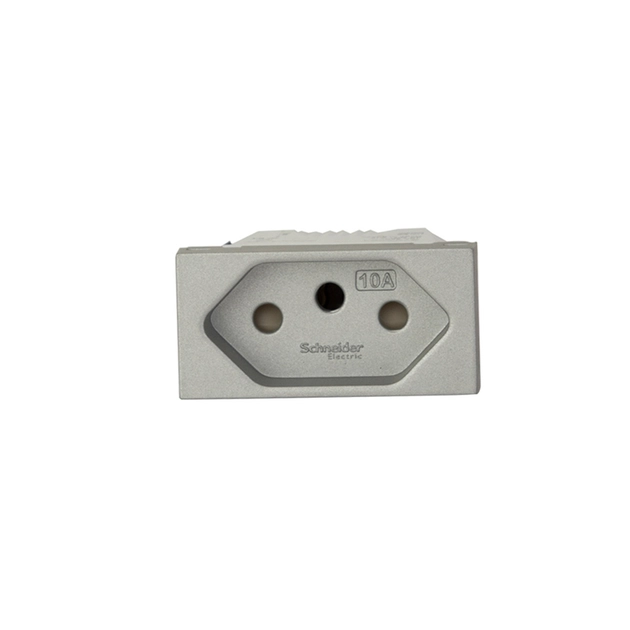 Modulo Tomada Aluminio 10a Borne Automatico Orion