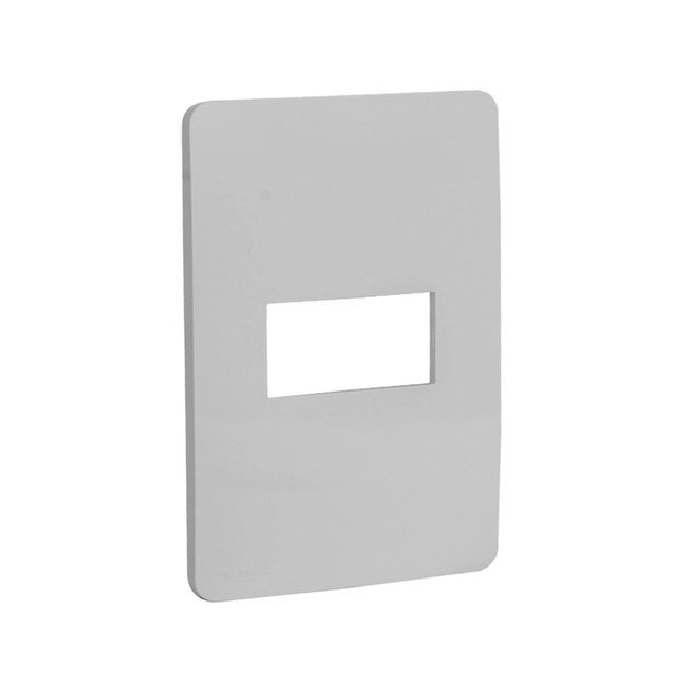 Placa 4x2 Termoplastico Branco 1 Modulo Orion