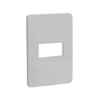 Placa 4x2 Termoplástico Branco 1 Módulo Orion