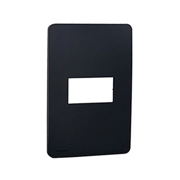 Placa 4x2 Termoplastico Stellar Black 1 Modulo Orion