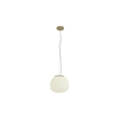 Pendente Vidro Cloud - BRANCO DOURADO