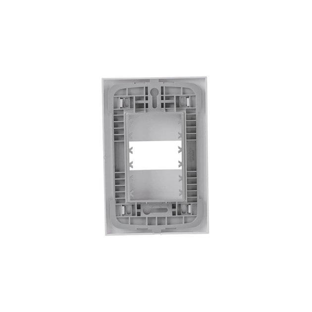 Placa 4x2 Plastico Branco Com Suporte Inova Pro 12cm