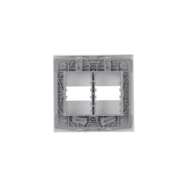 Placa Com Suporte 4x4 2 Modulos Branco Inova Pro