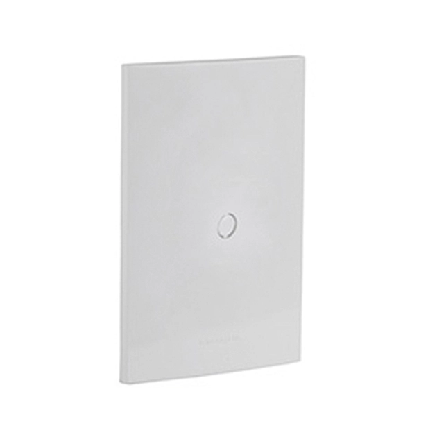 Placa Cega 4x2 Plastico Branco Com Suporte Inova Pro