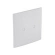 Placa Cega 4x4 Plástico Branco Com Suporte Inova Pro