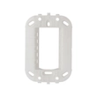 Suporte 4x2 Termoplástico Branco 3 Módulos Decor