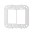 Placa 4x4 Termoplástico Branco 6 Módulos Decor
