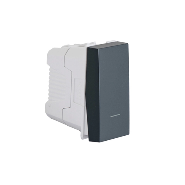 Modulo Interruptor Simples Termoplastico Grafite Orion