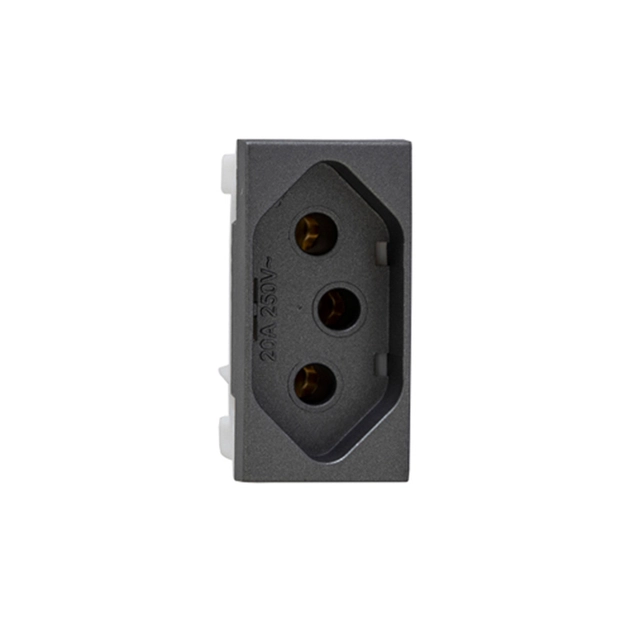 Modulo Tomada Plastico Grafite 20a Inova Pro