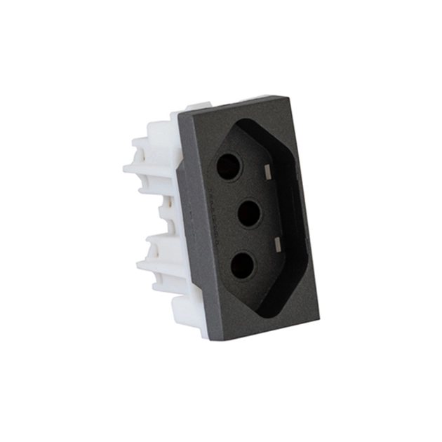 Modulo Tomada Plastico Grafite 10a Inova Pro
