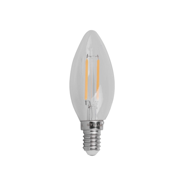 Lampada Vela Lisa Filamento E14 Led 2,5w 200lm 220v 2700k