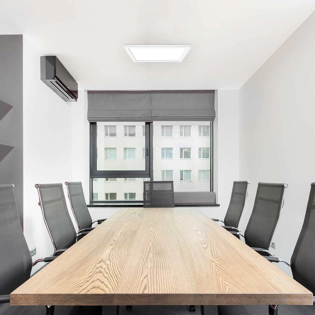 Plafon Led Sobrepor Quadrado Branco 32w 4000k Yamamura