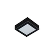 Plafon Led Sobrepor Quadrado 16w Preto Valencia - 