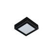 Plafon Led Sobrepor Quadrado 16w Preto Valencia - 