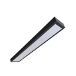 Plafon Led De Sobrepor Retangular Preto 54w Valencia - LED BRANCO FRIO (6500K)