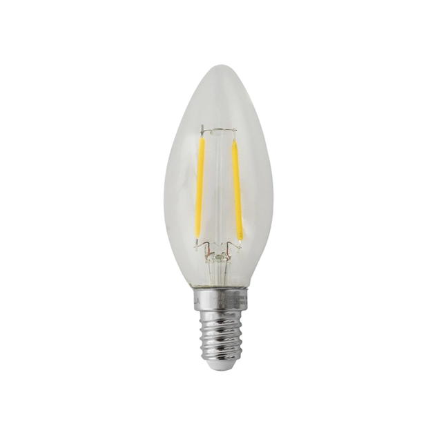 Lampada Led Vela Lisa E14 2,5w 200lm 2700k