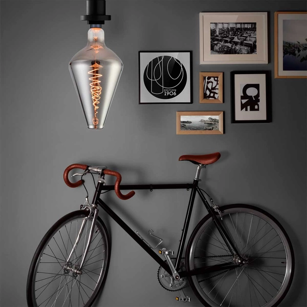 Lampada Led Filamento Black E27 2w 225lm 200 127220v 1800k
