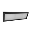 Plafon Led Sobrepor Retangular 27w Preto - LED BRANCO QUENTE (3000K)