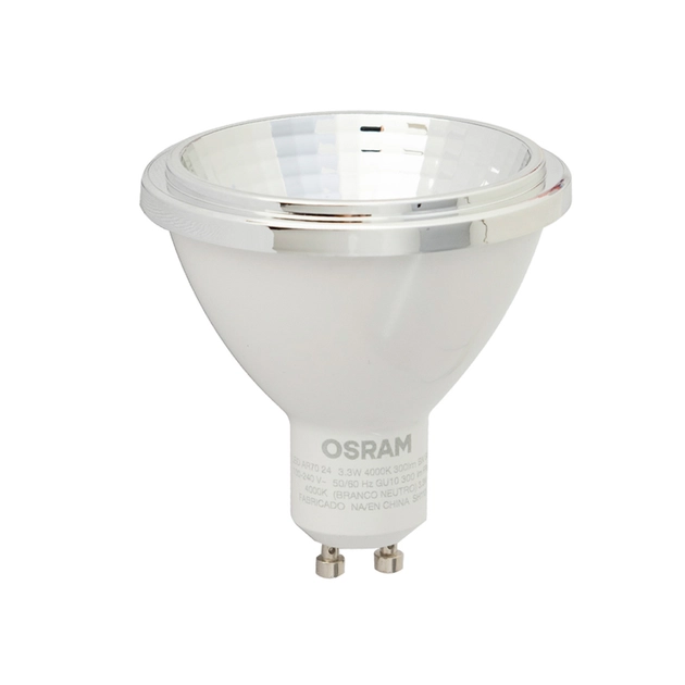 Lampada Led Ar70 Gu10 3,3w 300lm 24 4000k