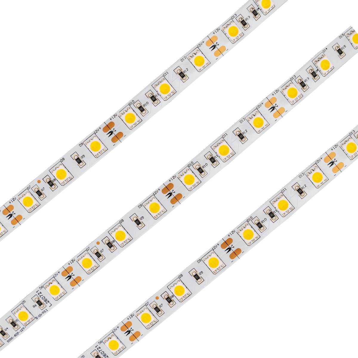 Fita De Led 10wM Por Metro 12v 2700k 5m Ip20