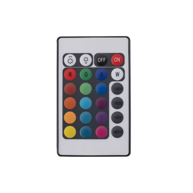 Controle Remoto Rgbw Infra Vermelho Plastico Branco 12v