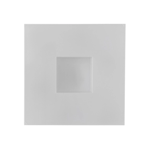 Plafon De Sobrepor Aluminio Branco 50x50cm Asturias