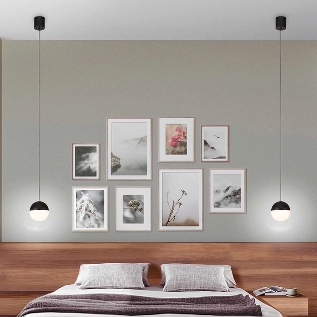 Pendente Led Metal Acrilico 7w 3000k Moon