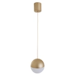 Pendente Led Metal Acrilico 7w 3000k Moon - DOURADO