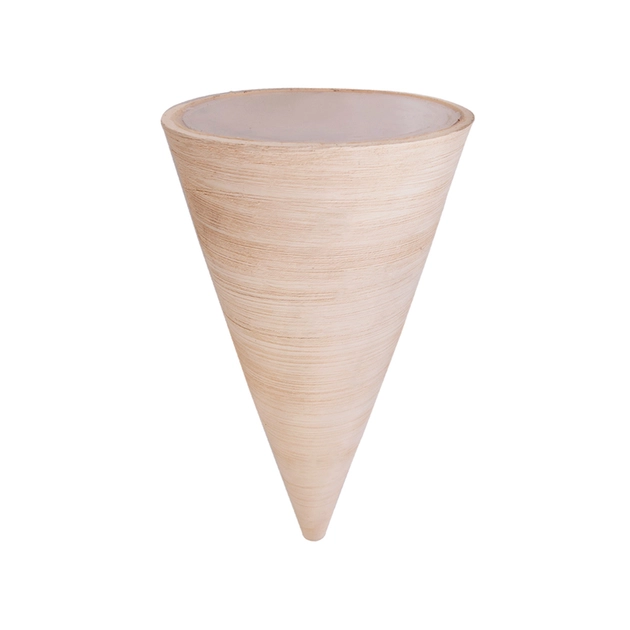Arandela Ceramica Bege 26cm