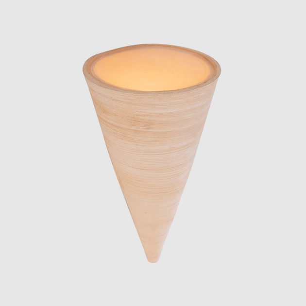 Arandela Ceramica Bege 26cm