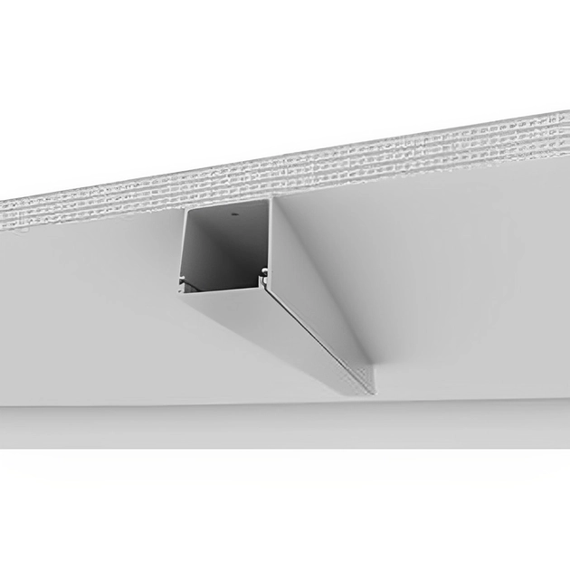 Perfil Sobrepor Aluminio Branco 2m Sem Iluminacao Fit40